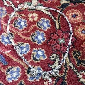 Antique crystal necklace